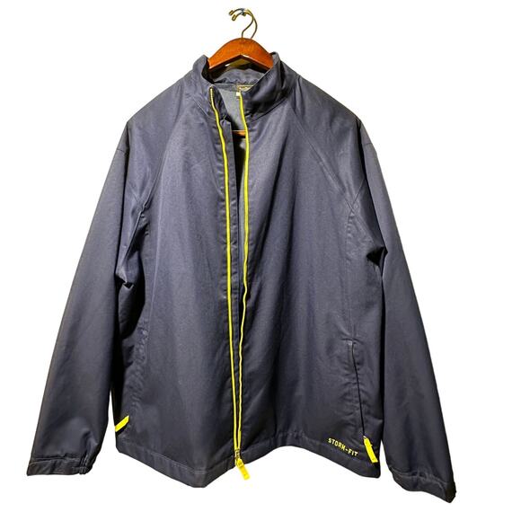 Nike Golf  Storm-Fit Blue Men’s Rain jacket XL - Picture 3 of 12